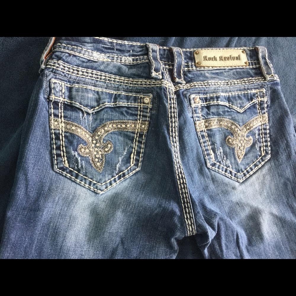 Rock Revival distressed jeans